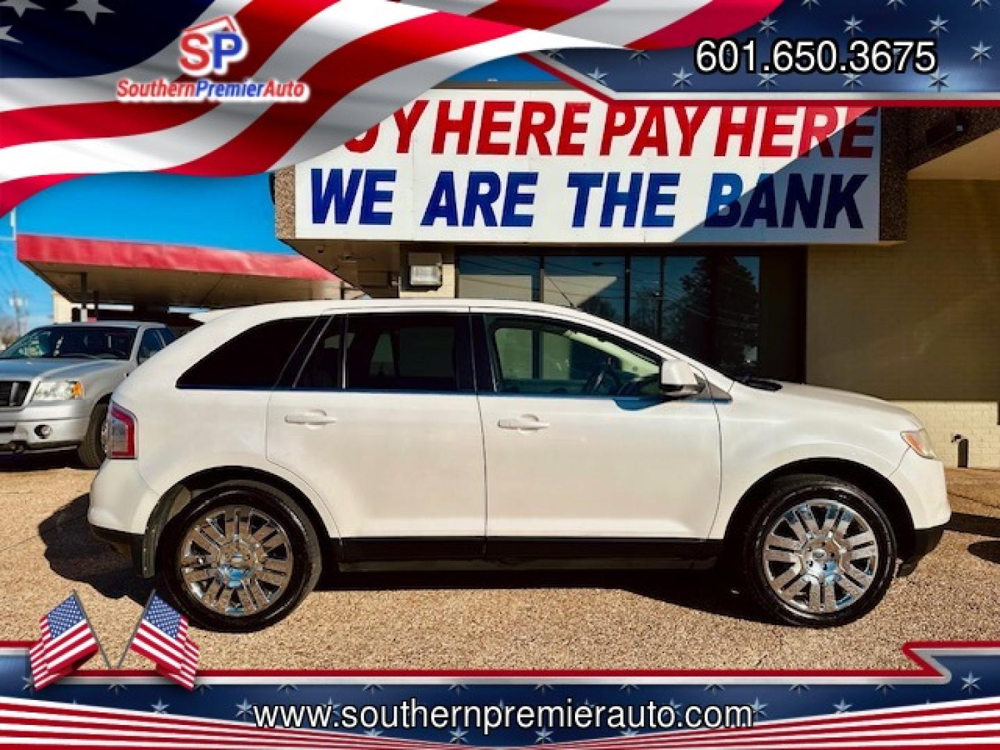 2010 WHITE FORD EDGE LIMITED (2FMDK3KC7AB) , located at 922 W. Beacon St., Philadelphia, MS, 39350, (601) 650-3675, 32.770447, -89.127151 - Photo#6